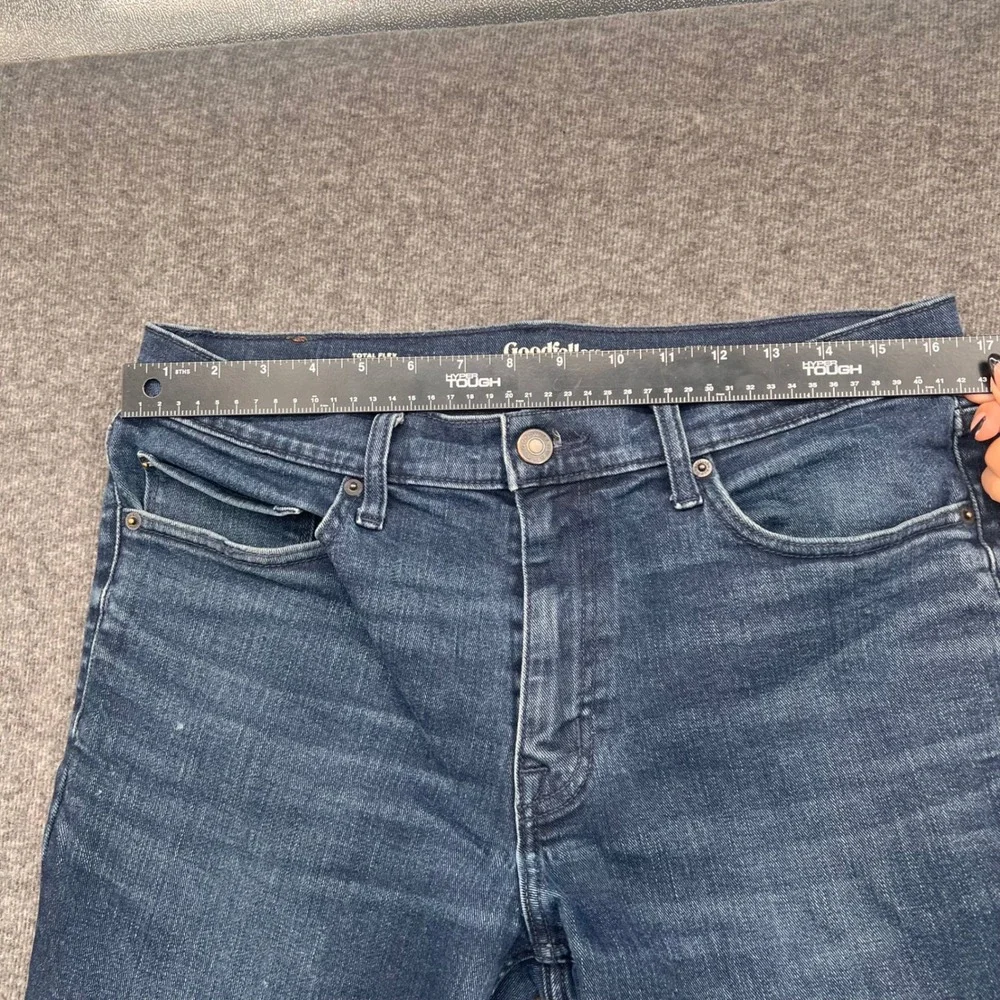 Goodfellow & Co Mens Skinny Total Flex Dark Wash Blue‎ Denim Jeans 34x28